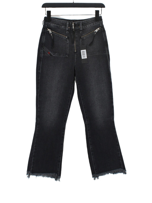 Diesel Women's Jeans W 26 in; L 30 in Black Cotton with Polyester
