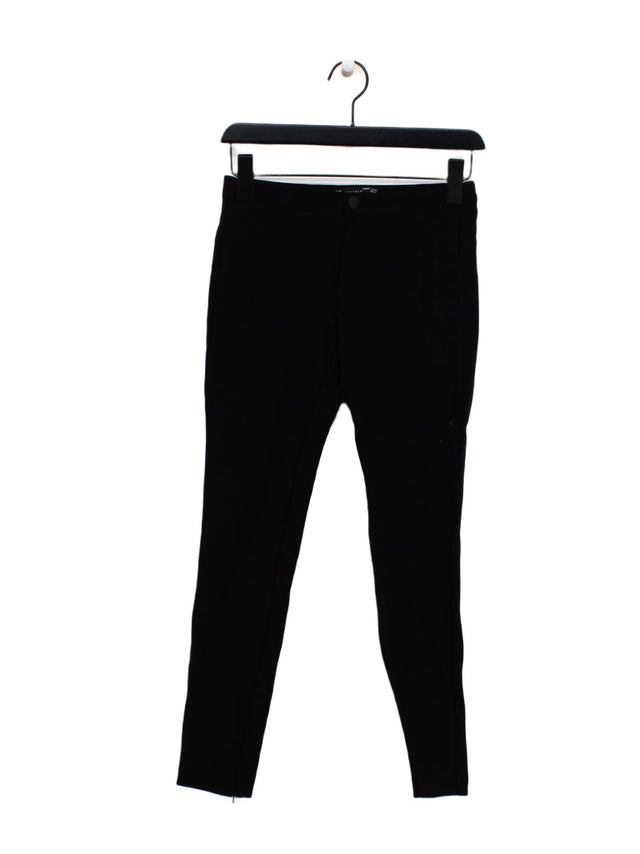 Zara Women's Suit Trousers XS Black Viscose with Elastane, Nylon