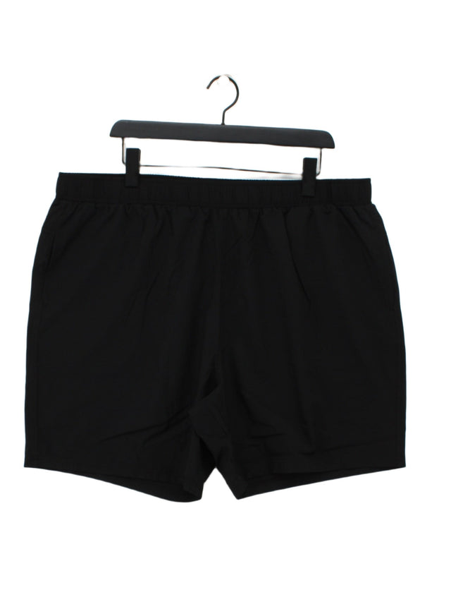 Mountain Warehouse Men's Shorts XXL Black Polyester with Elastane