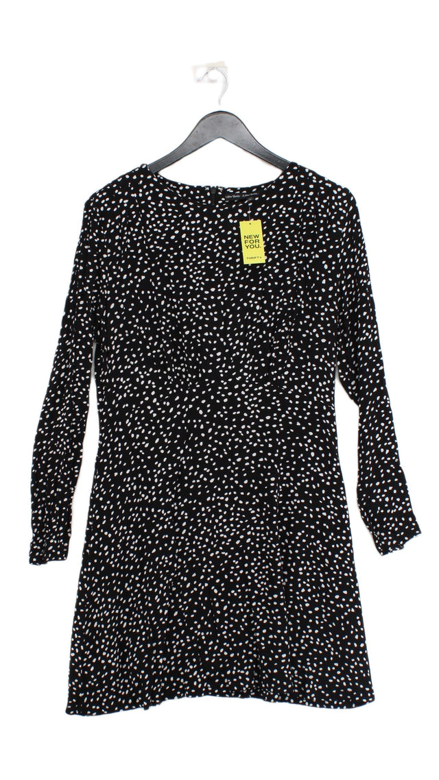 & Other Stories Women's Midi Dress UK 14 Black 100% Polyester