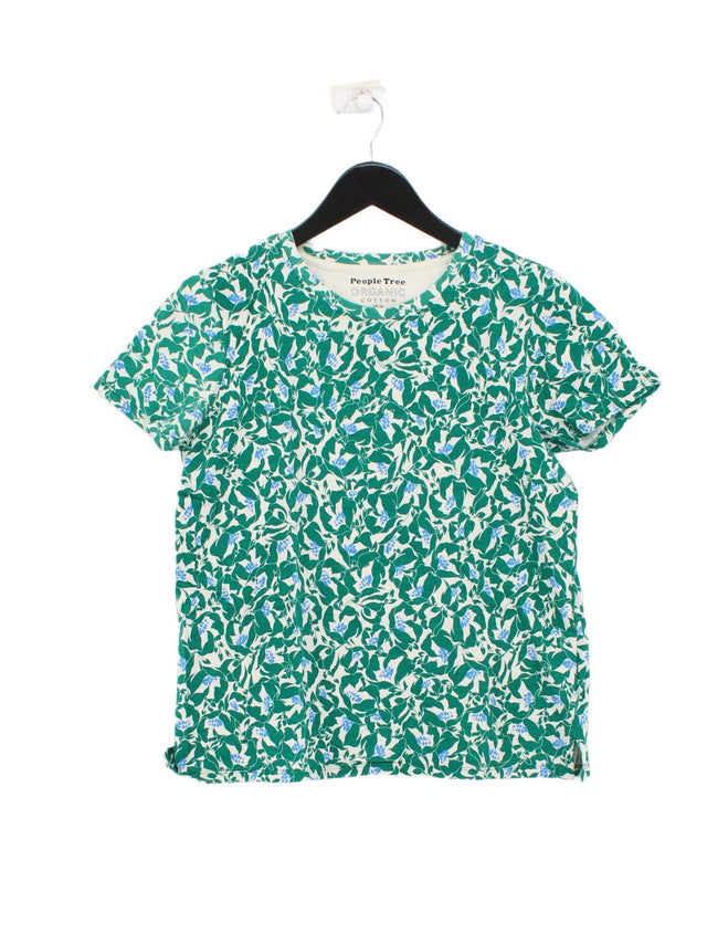 People Tree Women's T-Shirt UK 10 Multi 100% Cotton