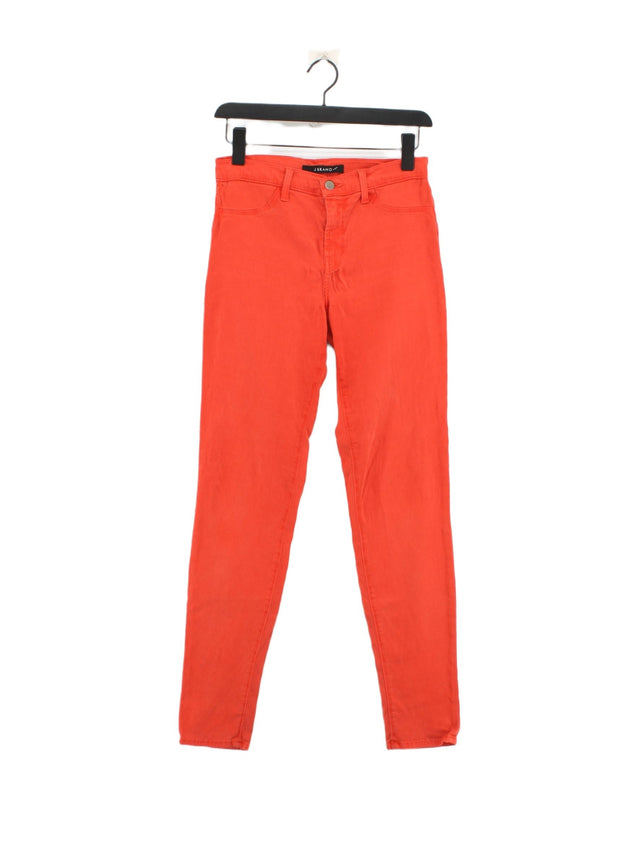 J Brand Women's Jeans W 28 in Orange Lyocell Modal with Cotton, Elastane