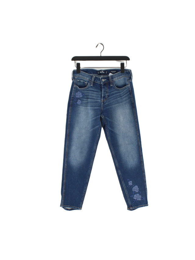 Hollister Women's Jeans W 25 in; L 27 in Blue Cotton with Elastane