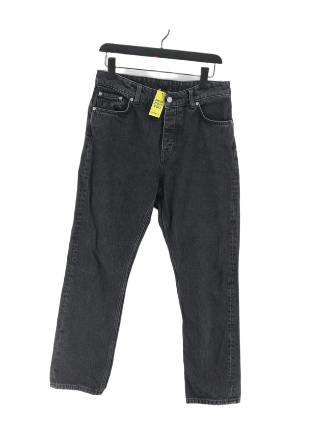 Weekday Men's Jeans W 30 in; L 28 in Black 100% Cotton