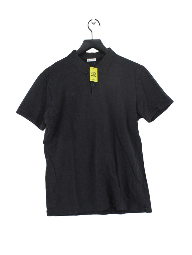 Son Of A Tailor Men's Polo S Grey 100% Cotton