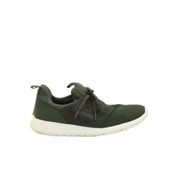 Emporio Armani Men's Trainers UK 10 Green 100% Other