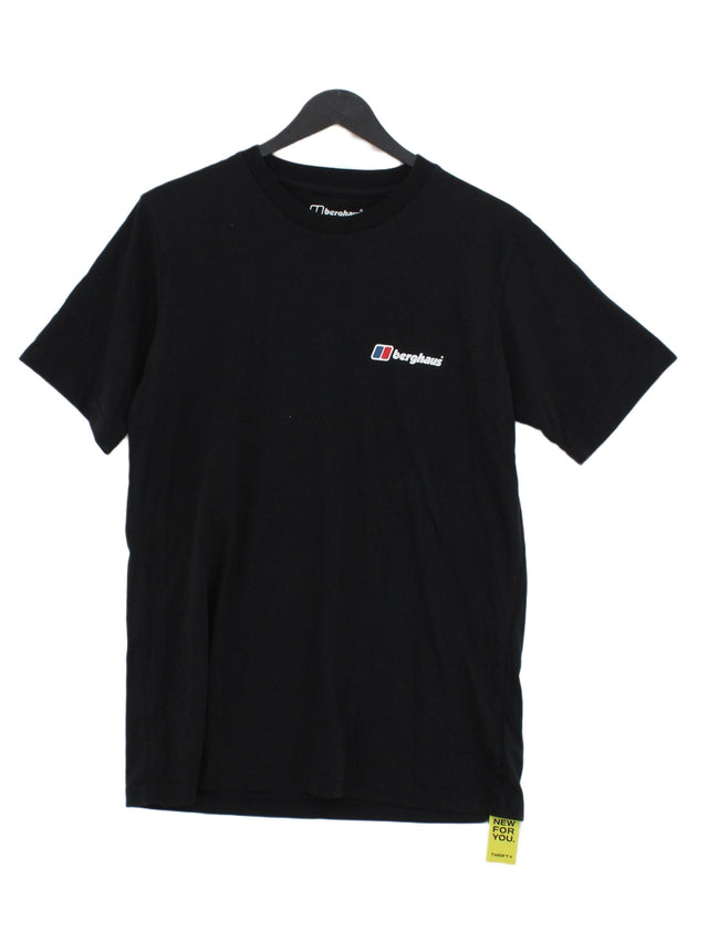 Berghaus Men's T-Shirt M Black 100% Cotton