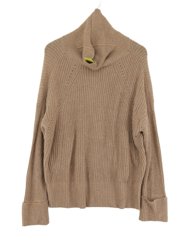 Kin Women's Jumper M Brown 100% Viscose