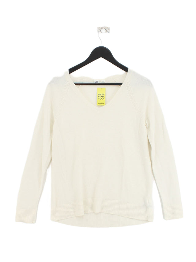 Gap Women's Jumper S White Nylon with Acrylic, Wool