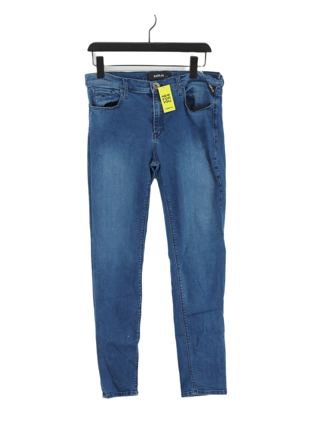 Replay Women's Jeans W 34 in; L 30 in Blue 100% Other