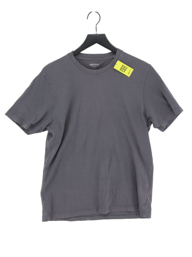 John Lewis Men's T-Shirt M Grey 100% Cotton
