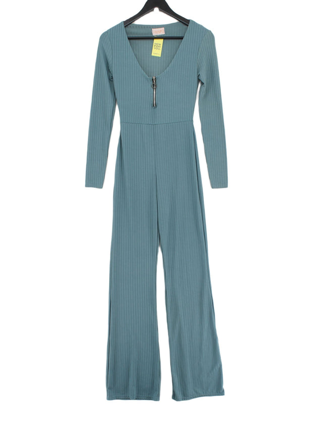 Club London Women's Jumpsuit UK 10 Blue Polyester with Elastane