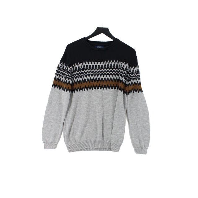 Pull&Bear Men's Jumper L Multi 100% Cotton