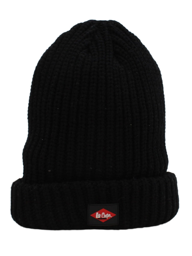 Lee Cooper Men's Hat Black Acrylic with Polyester