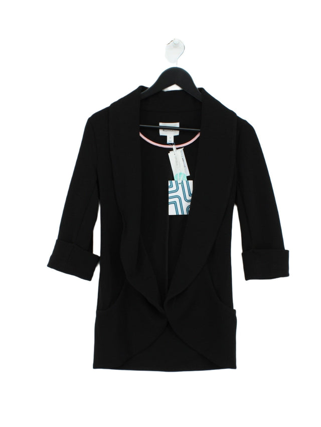 Market And Spruce Women's Blazer XS Black Polyester with Elastane