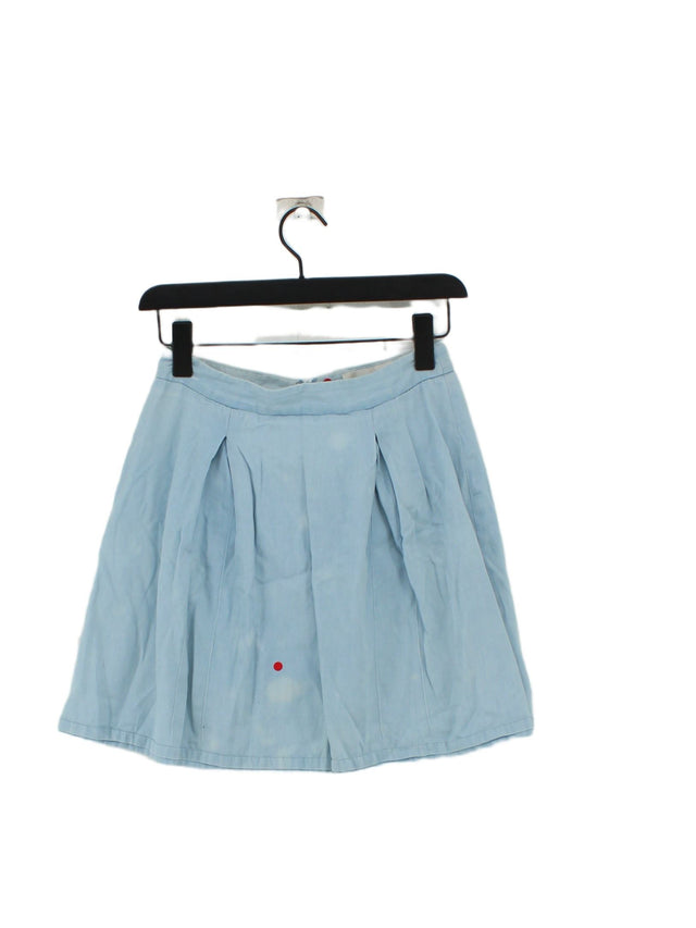 Julie Brown NYC Women's Midi Skirt S Blue 100% Cotton