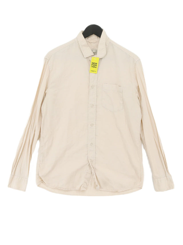 MNG Men's Shirt S Cream 100% Other