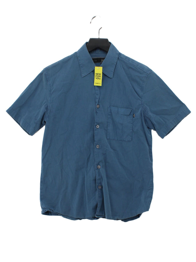 Gas Men's Shirt M Blue Cotton with Other