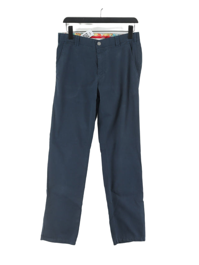 Meyer Women's Trousers W 32 in; L 32 in Blue Cotton with Elastane