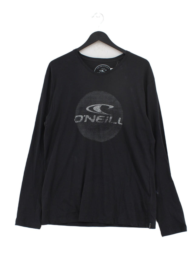 O'Neill Men's T-Shirt L Grey 100% Cotton