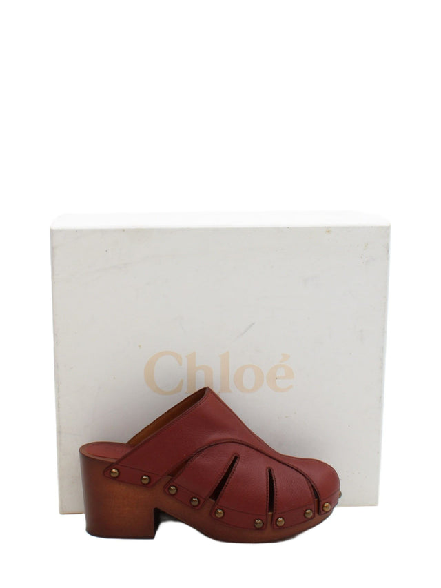Chloé Women's Heels UK 4.5 Red 100% Other