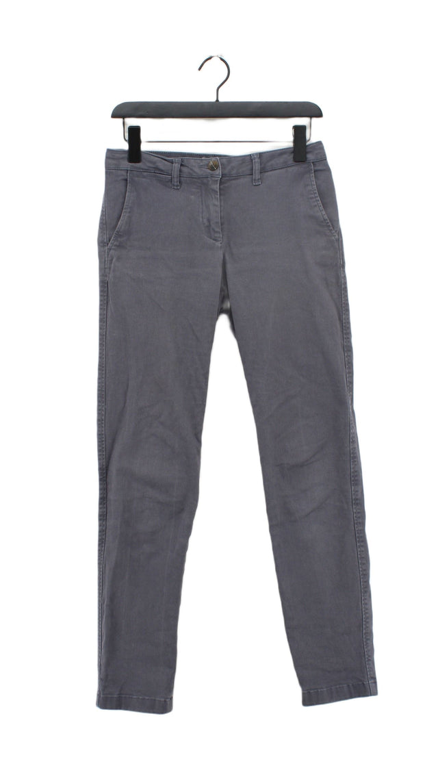 Jigsaw Women's Trousers UK 8 Grey Cotton with Elastane