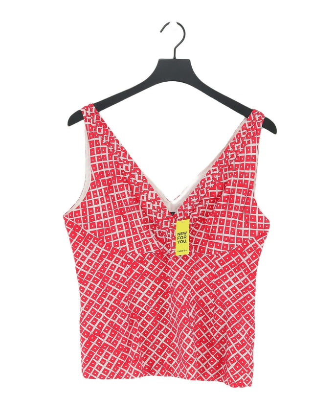 Coast Women's Top UK 16 Red 100% Other