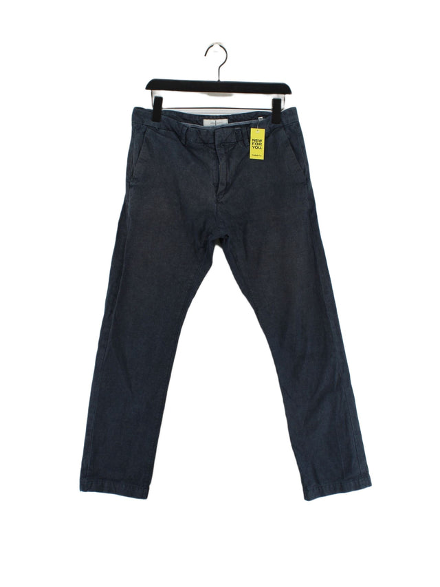 Jasper Conran Men's Jeans W 34 in Blue 100% Cotton