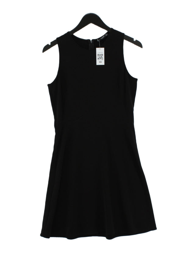 Mango Women's Midi Dress S Black 100% Polyester