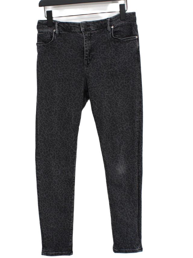 AllSaints Women's Jeans W 32 in Black 100% Other