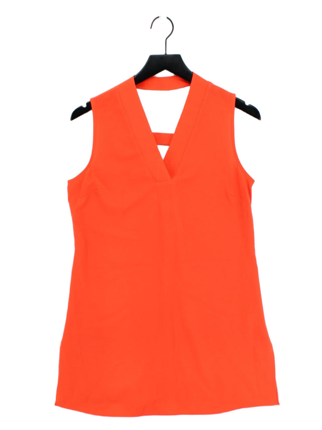 Arte Women's Midi Dress UK 10 Orange Polyester with Elastane