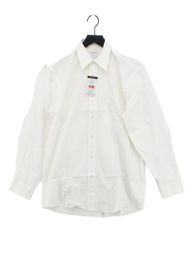 Next Men's Shirt Chest: 29 in White 100% Cotton