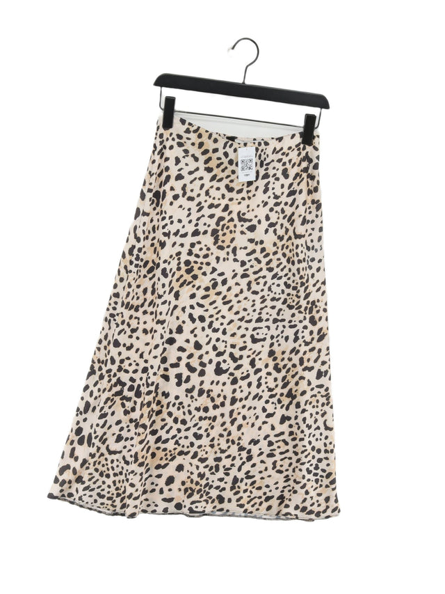 New Look Women's Maxi Skirt UK 12 Cream 100% Polyester