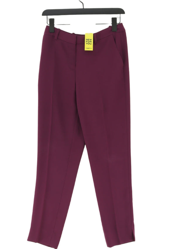 Hobbs Women's Suit Trousers UK 8 Purple 100% Other