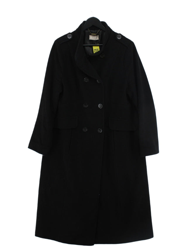 Planet Women's Coat Chest: 42 in Black 100% Wool