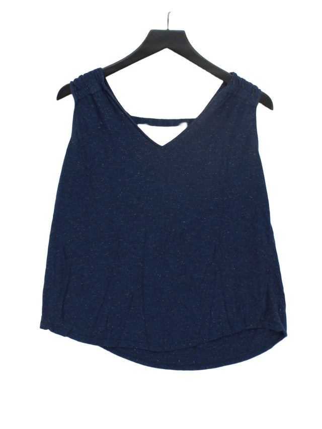 Promod Women's Top M Blue 100% Other