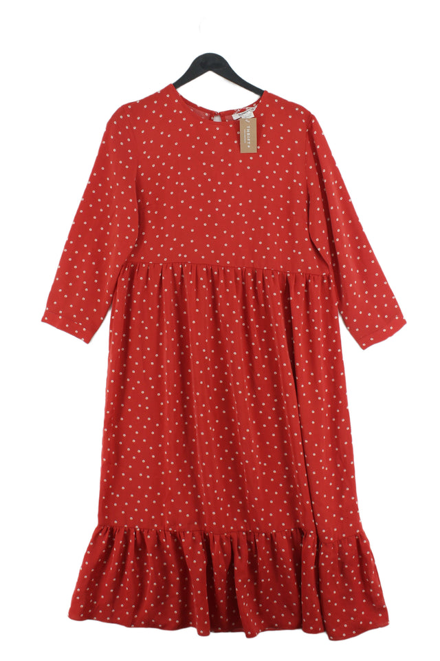 Glamorous Women's Midi Dress UK 8 Red 100% Polyester