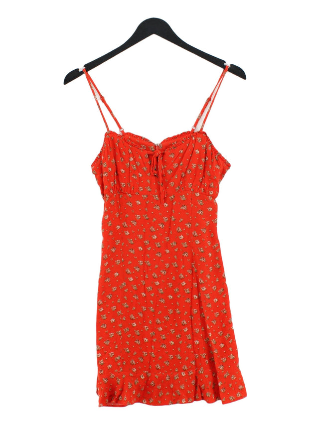 Urban Outfitters Women's Mini Dress XS Red 100% Viscose