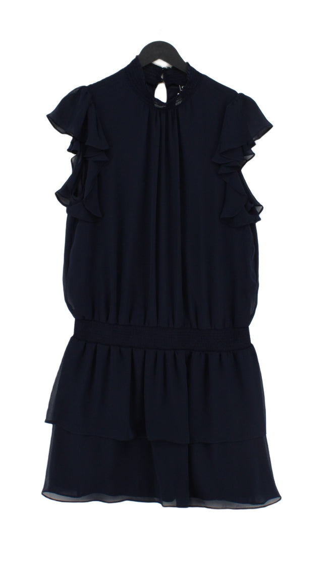 Coco Bianco Women's Midi Dress L Blue 100% Polyester