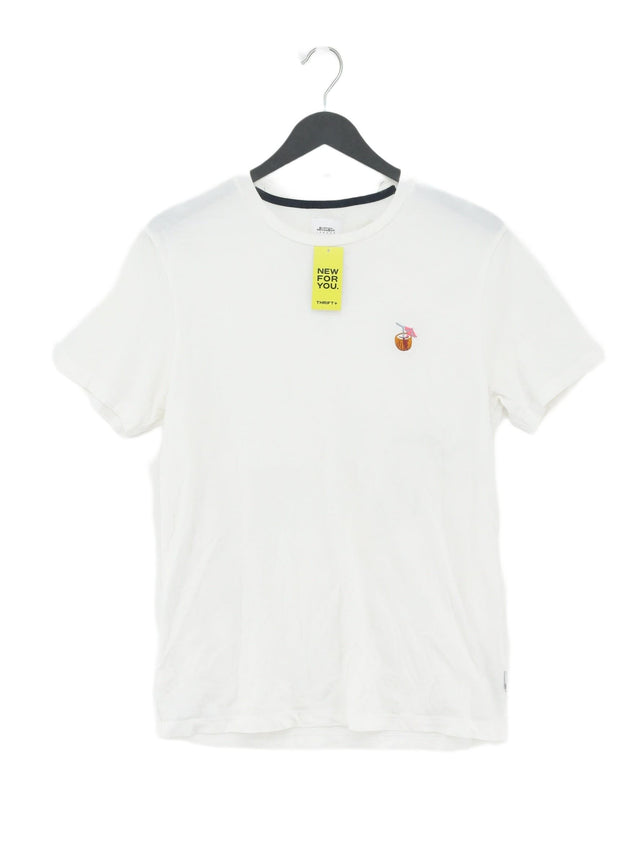 Burton Men's T-Shirt S White 100% Cotton