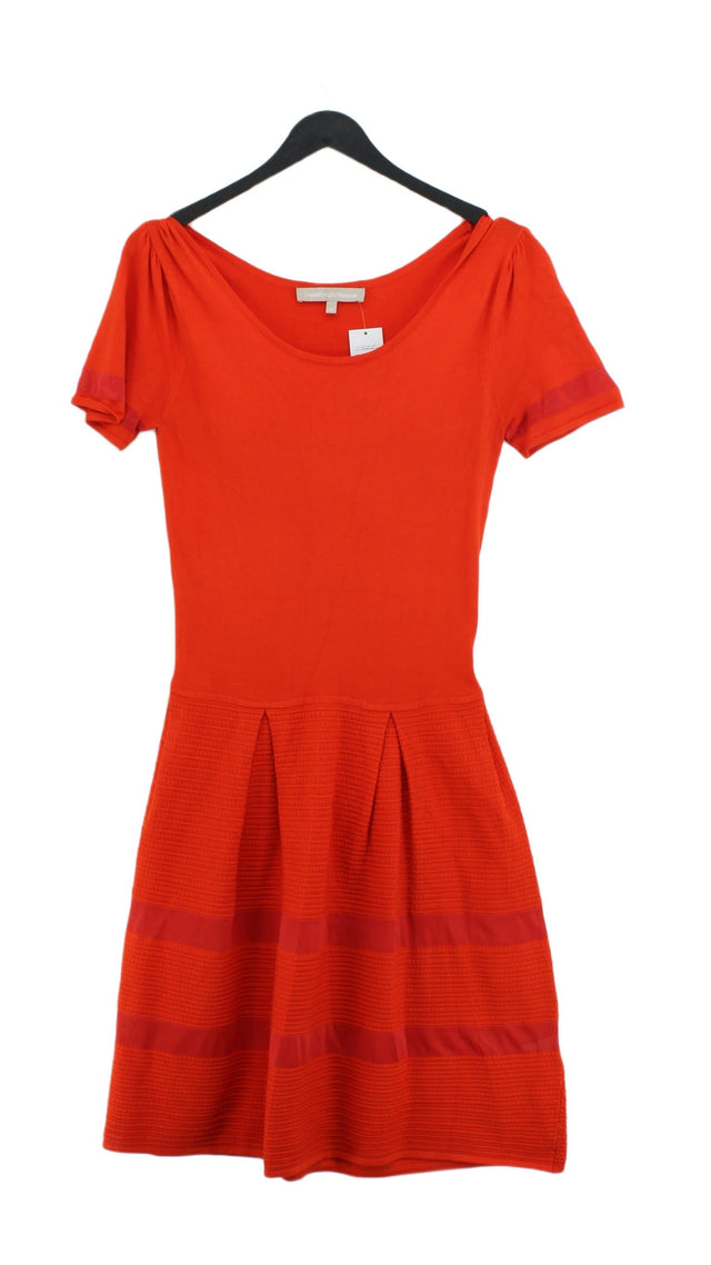 Fenn Wright Manson Women's Midi Dress UK 10 Orange Viscose with Elastane