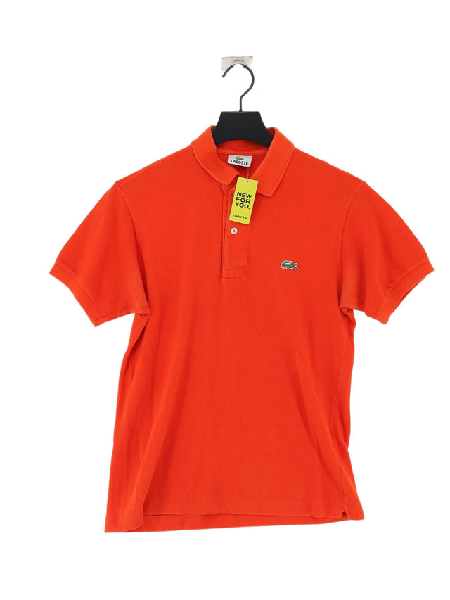 Lacoste Men's Polo XS Orange 100% Cotton
