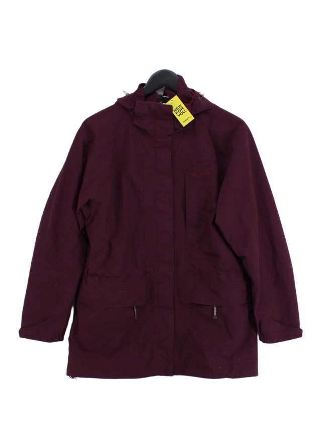 Mountain Equipment Women's Coat M Purple Nylon with Polyester