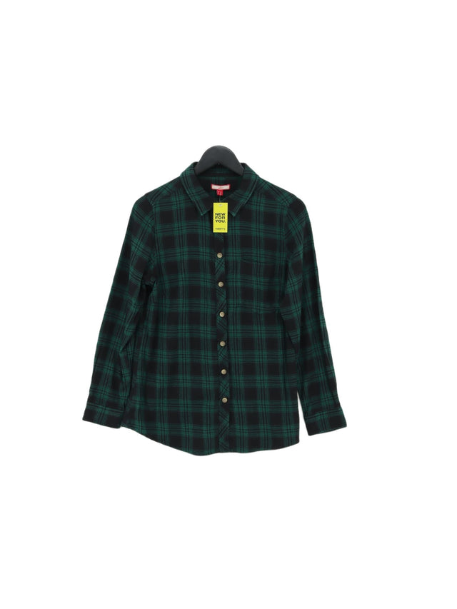 Joe Browns Women's Shirt UK 12 Green 100% Cotton