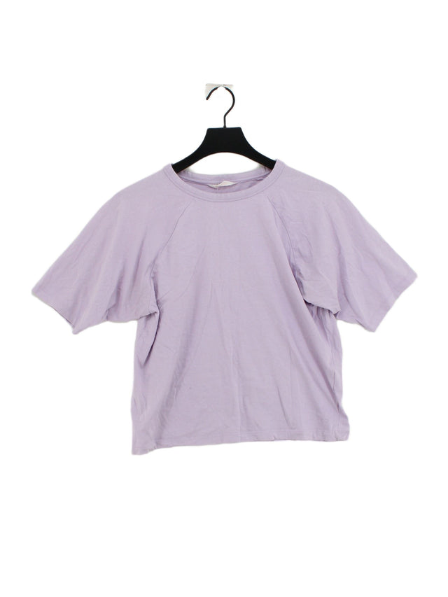 John Lewis Women's T-Shirt S Purple 100% Cotton