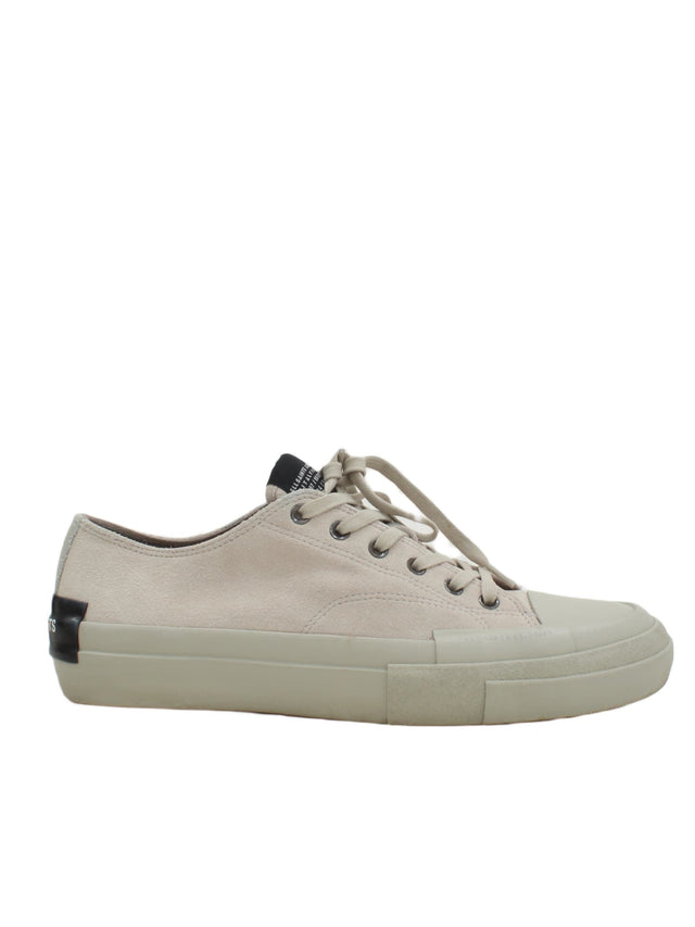 AllSaints Men's Trainers UK 9 Cream 100% Other