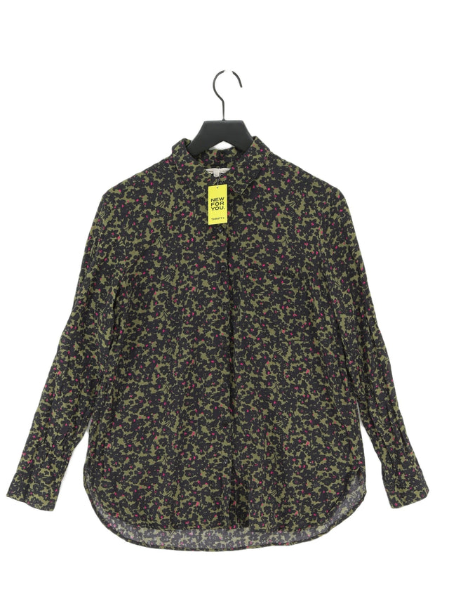 East Women's Shirt M Green Viscose with Cotton