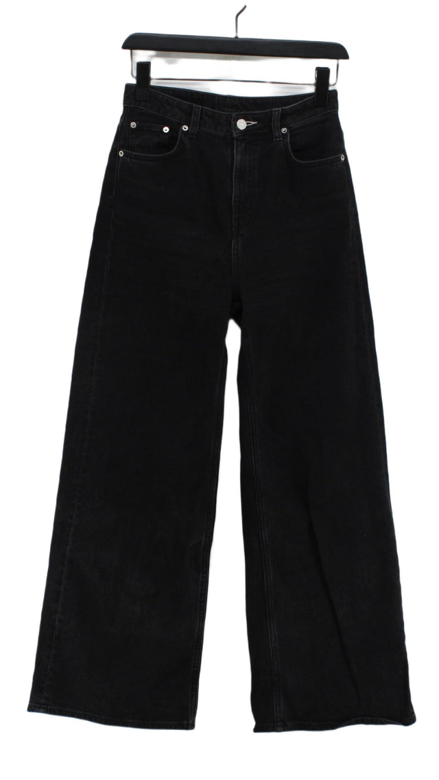 Weekday Women's Jeans W 25 in; L 30 in Black Cotton with Elastane