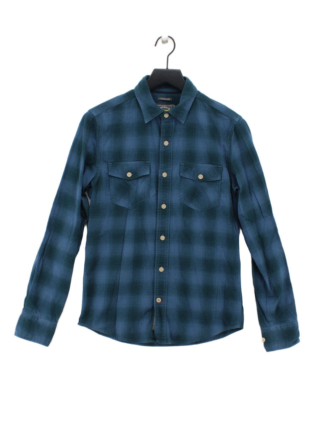 FatFace Men's Shirt XS Blue 100% Cotton