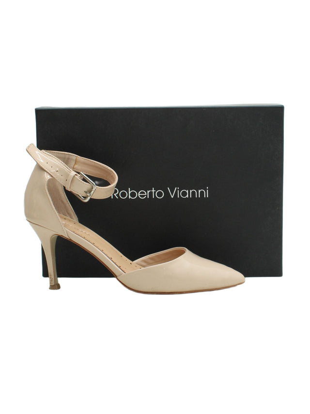 Roberto Vianni Women's Heels UK 7 Cream 100% Other